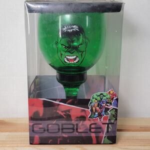 Marvel Avengers Hulk Bio Hazard Glass Goblet Cup In Box